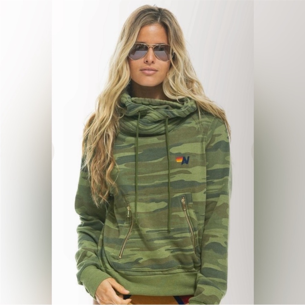Aviator Nation camo hoodie